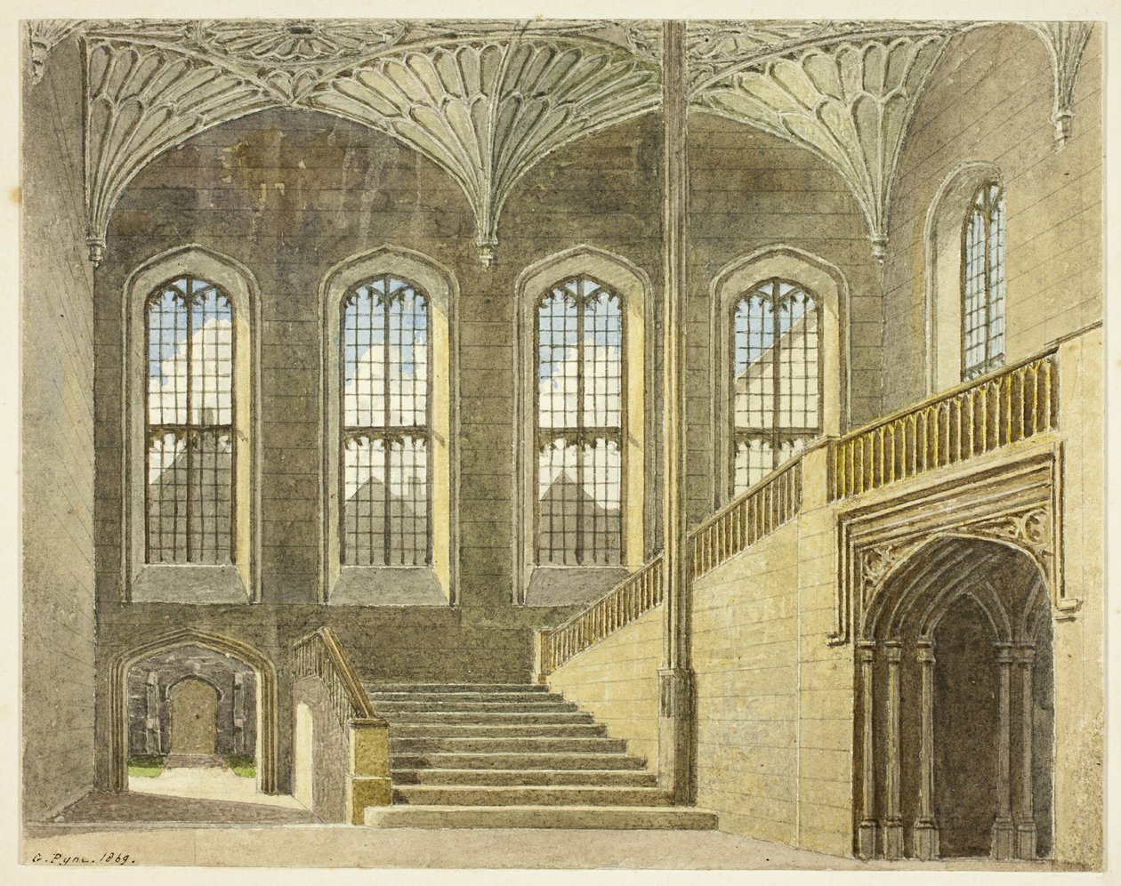 Giriş Salonu, Christchurch, Oxford by George Pyne