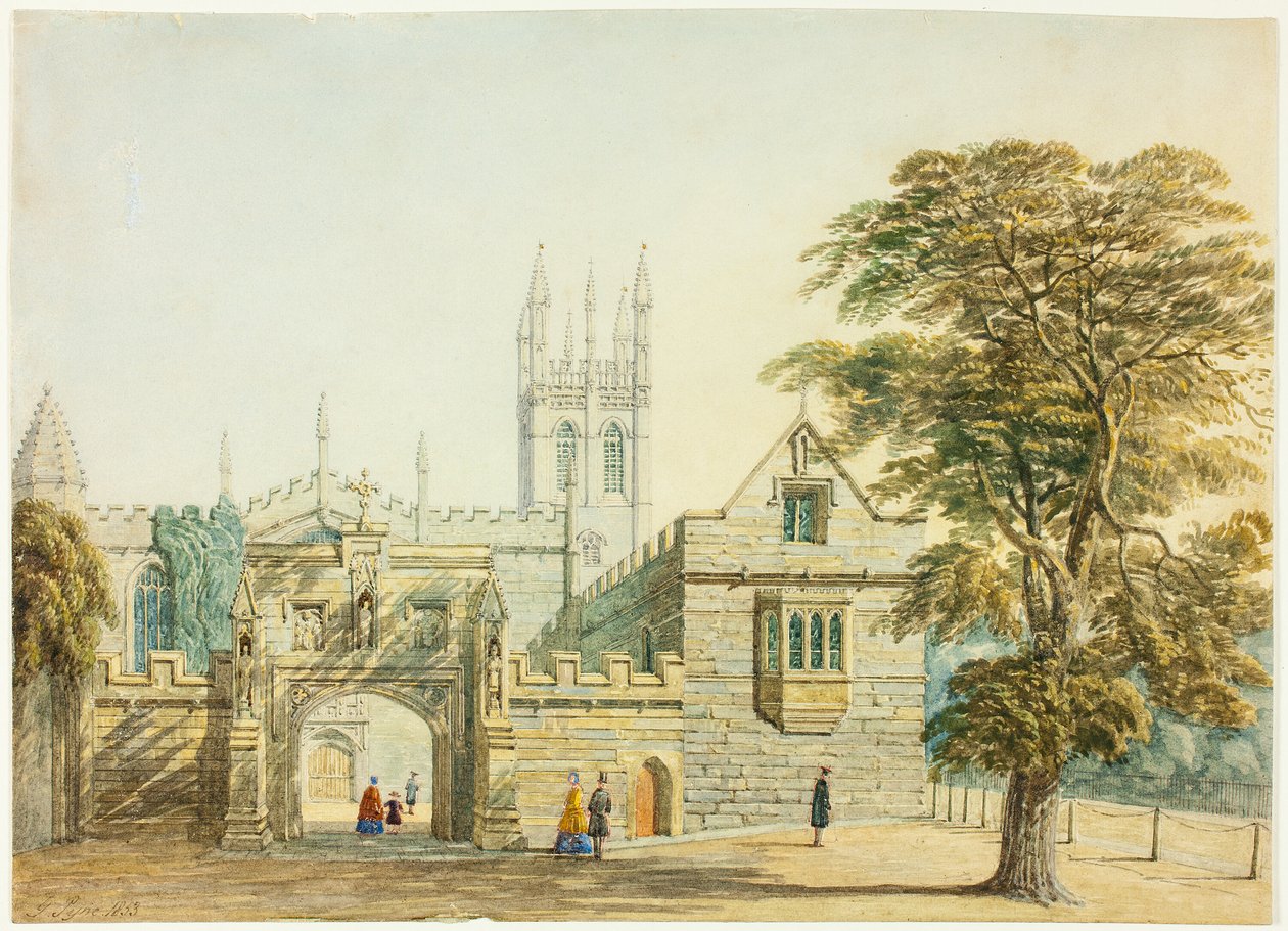 Magdalen Koleji ve Kulesi, Oxford by George Pyne