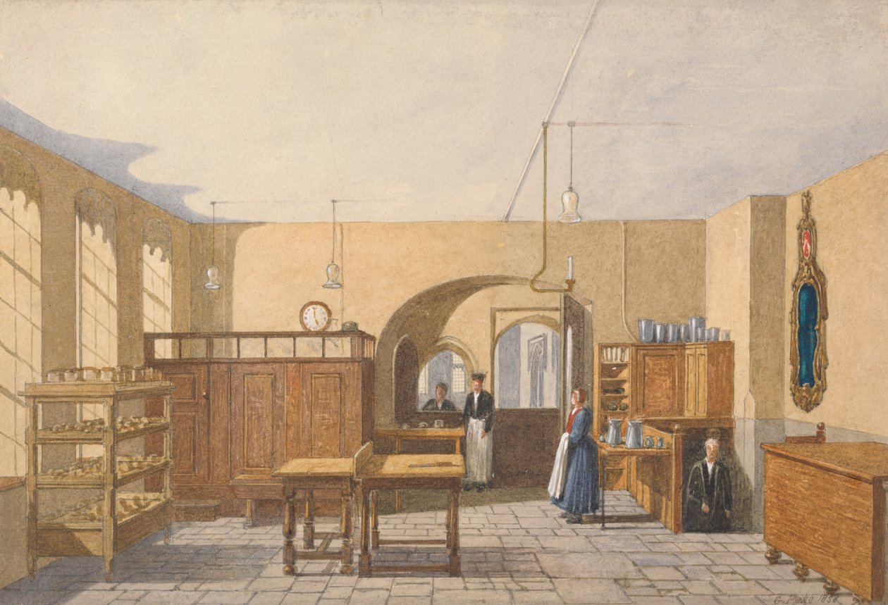 Bir Oxford Kolejinin Mutfağı by George Pyne