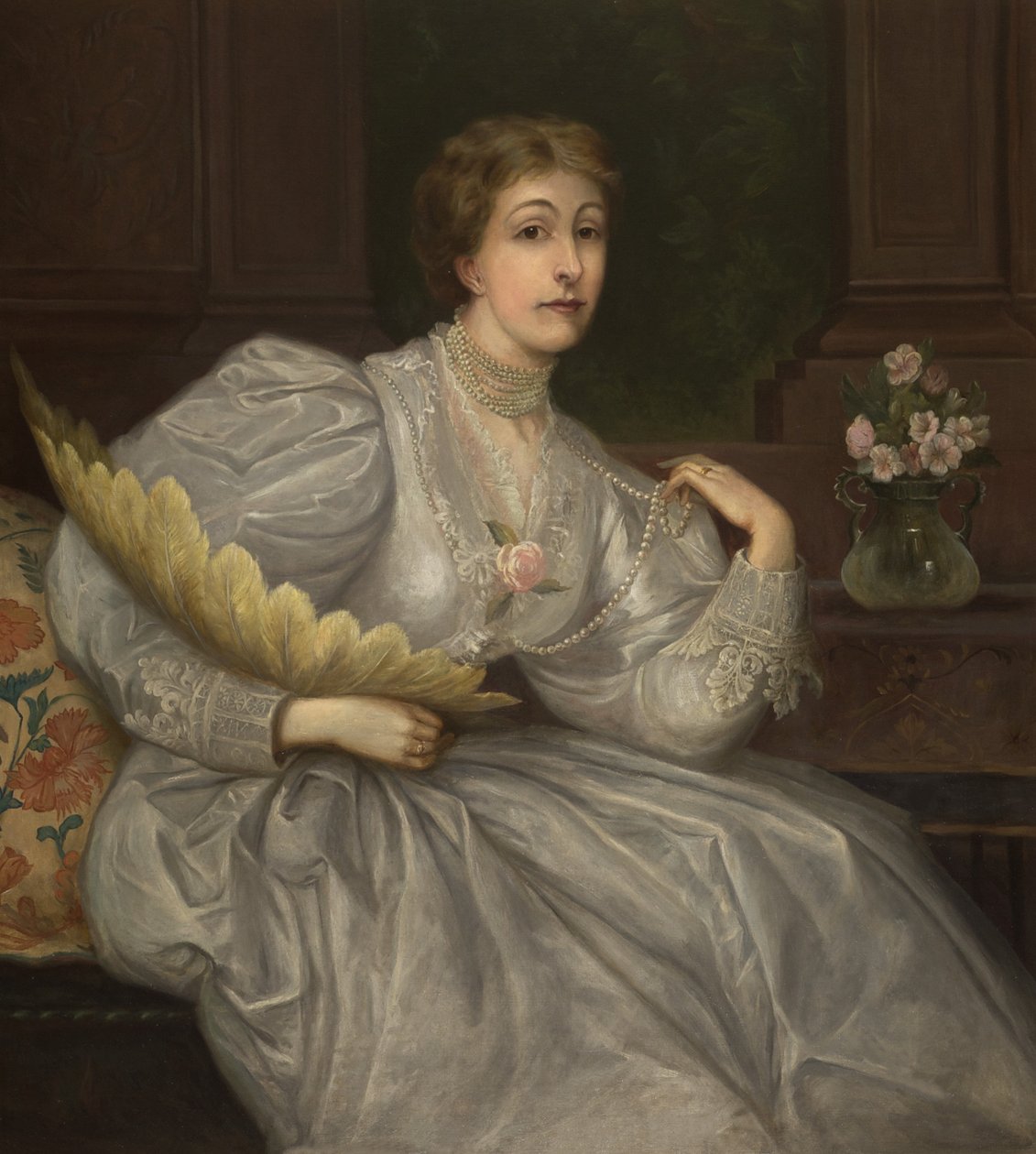 Saygıdeğer Eleanor Leicester Leighton-Warren by George R. Chapman