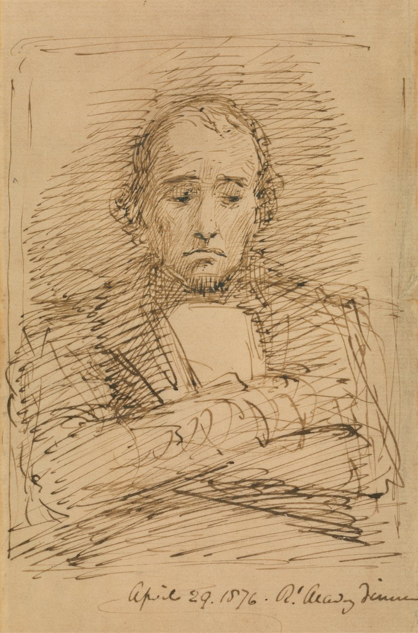 Benjamin Disraeli, Kraliyet Akademisi Yemeğinde Eskiz by George Richmond