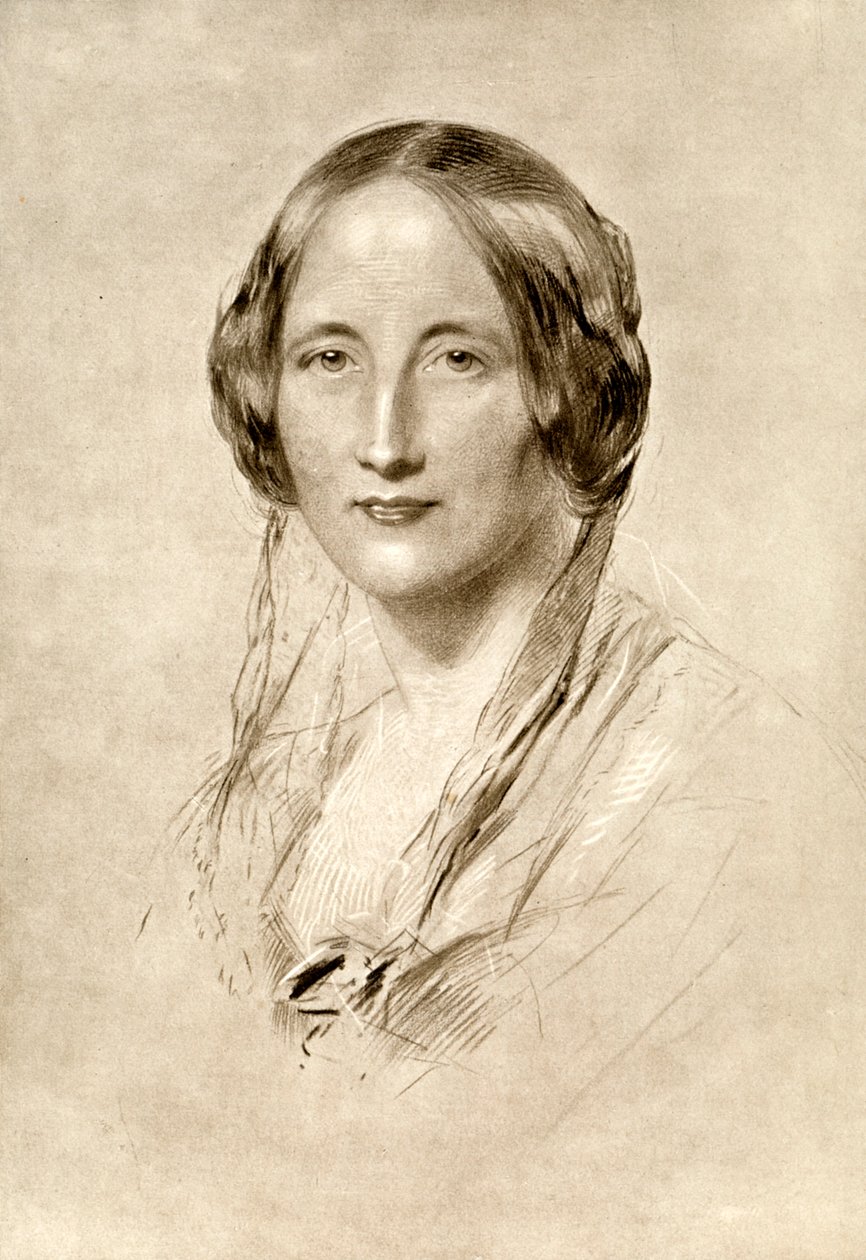 Elizabeth Gaskell, 19. yüzyıl İngiliz romancısı, 1910. by George Richmond