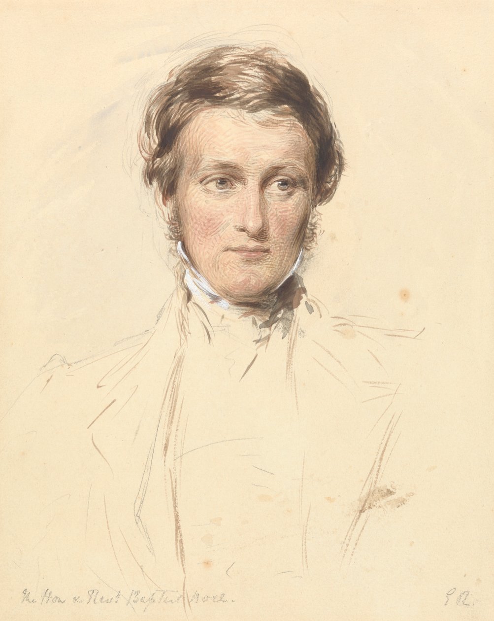 Sayın ve Rahip Baptist Wriothesley Noel (1798-1873) by George Richmond