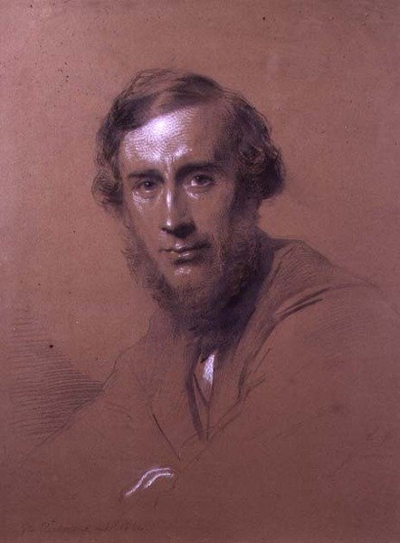 John Tyndall (1820-93) 1864 (kalem boya) by George Richmond