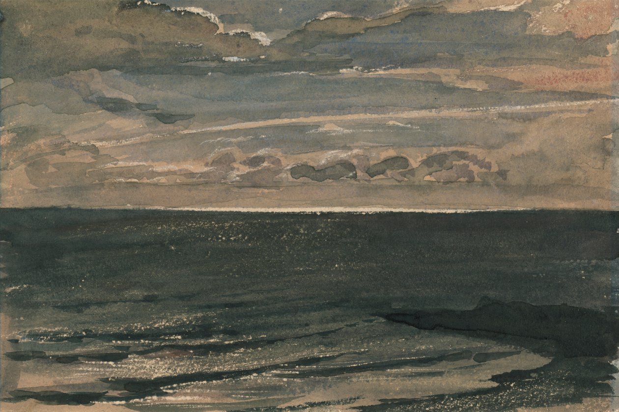 Deniz Üzerindeki Ay Işığı, Broadstairs by George Richmond