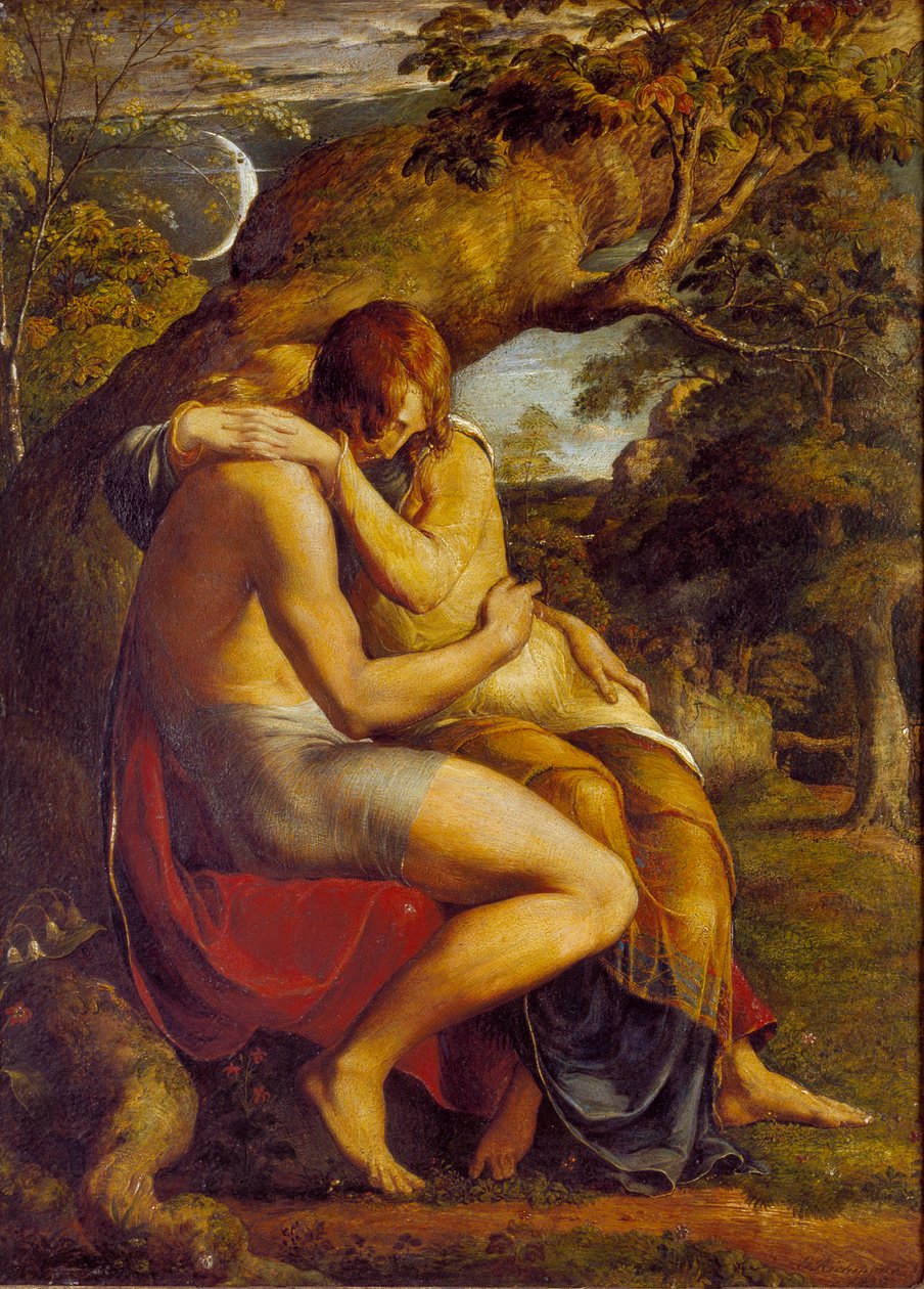 Ayrılığın Arifesinde, 1830 by George Richmond