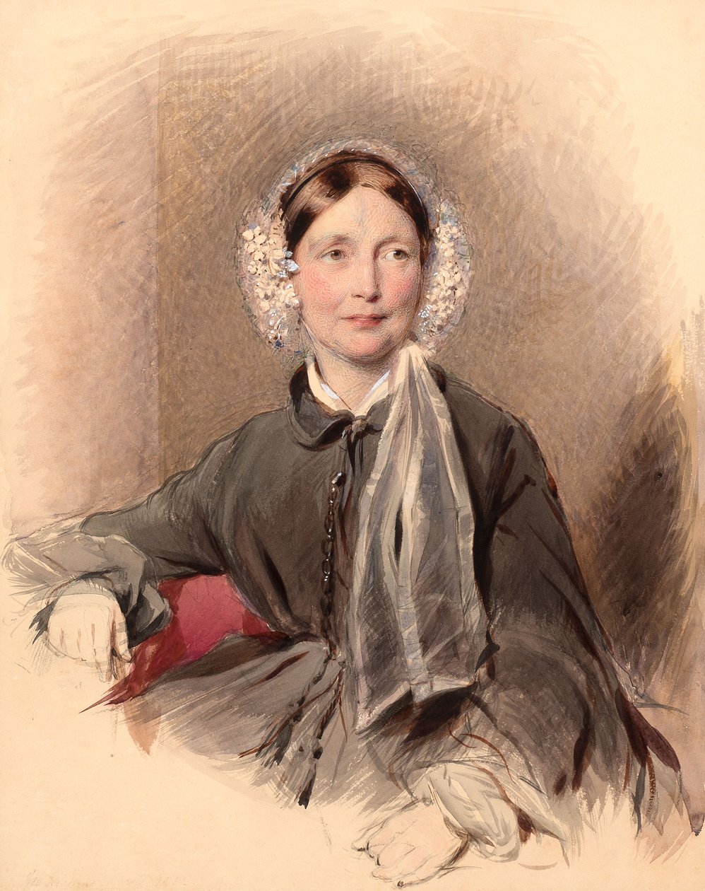 Bilinmeyen Bir Kadının Portresi by George Richmond
