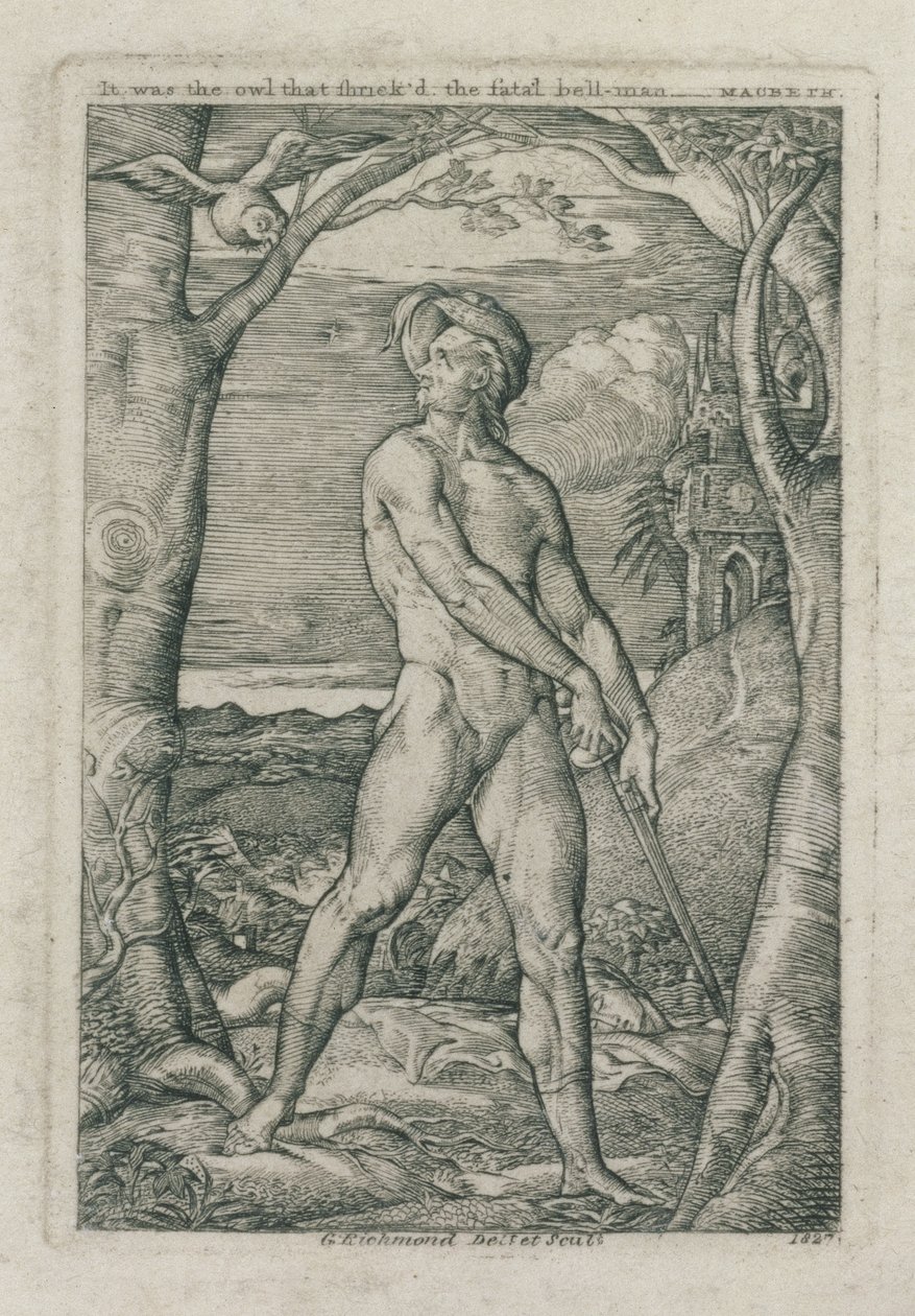 Ölümcül Bellman, 1827 by George Richmond