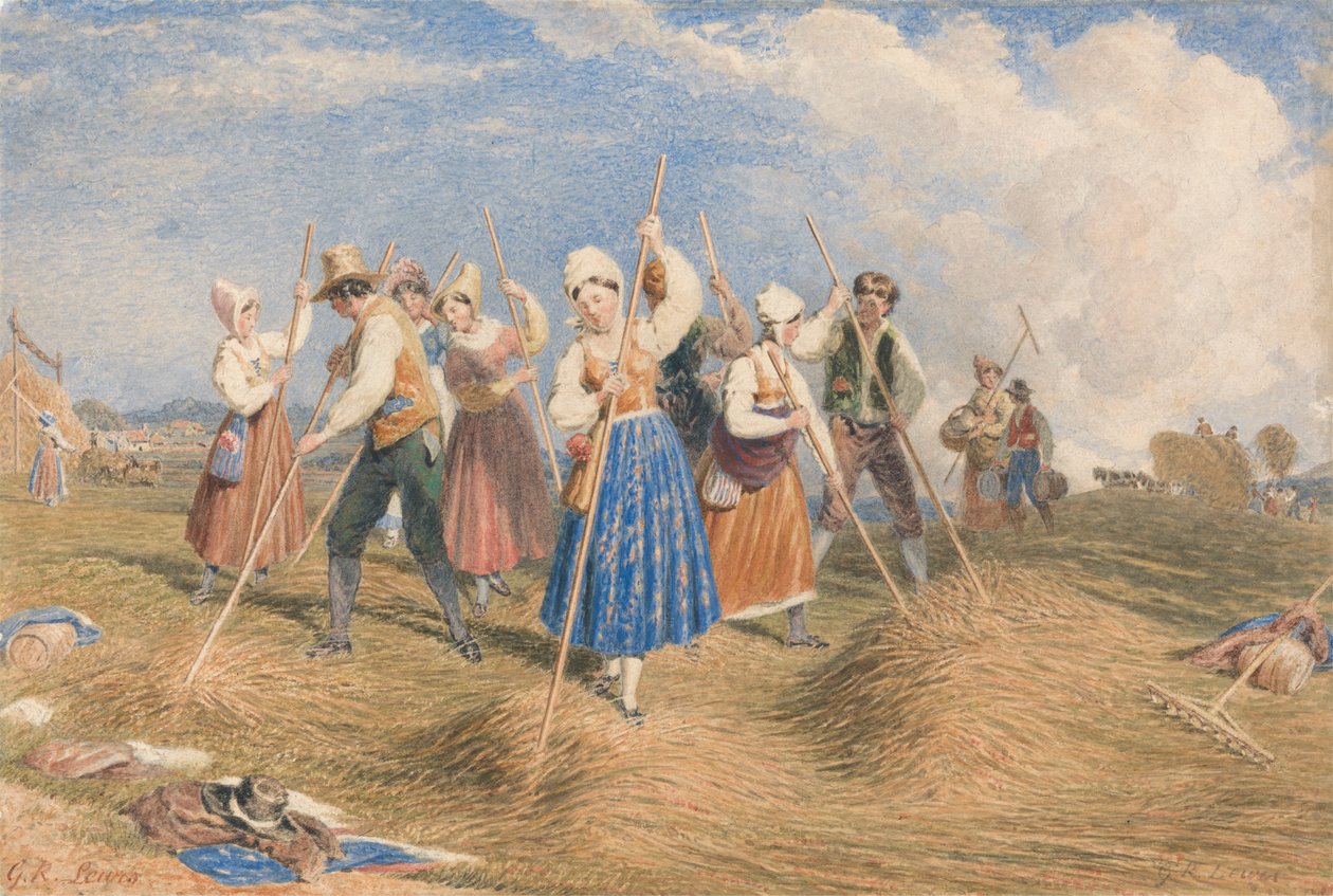 Tarladaki Samancılar by George Robert Lewis