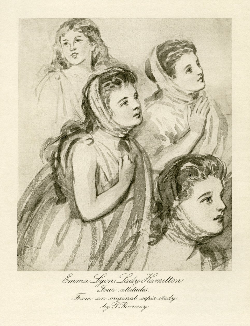 Emma Leydi Hamilton by George Romney