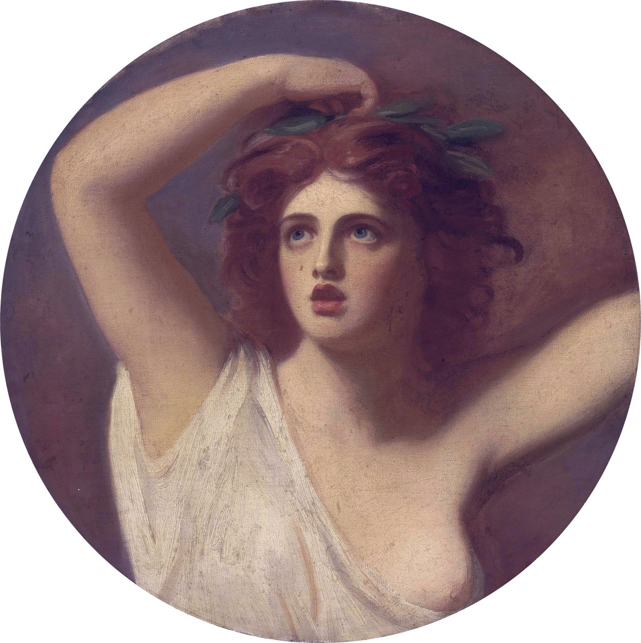 Emma, Lady Hamilton Cassandra olarak by George Romney