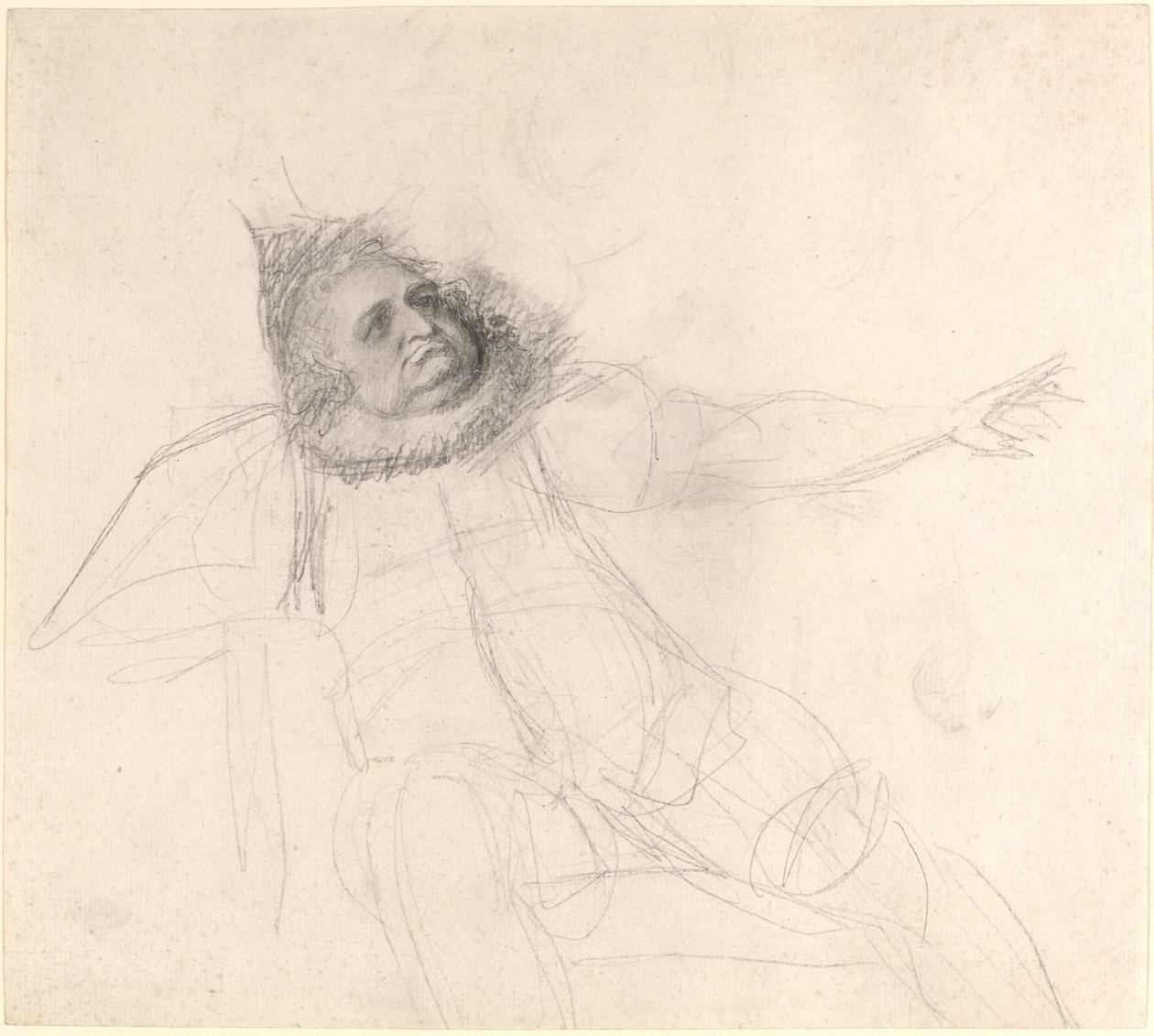 John Henderson Falstaff olarak by George Romney