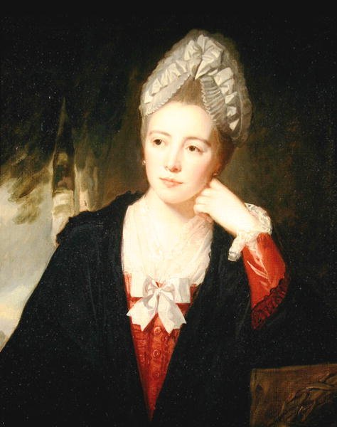 Bayan Drury Lowe (tuval üzerine yağlı boya) by George Romney