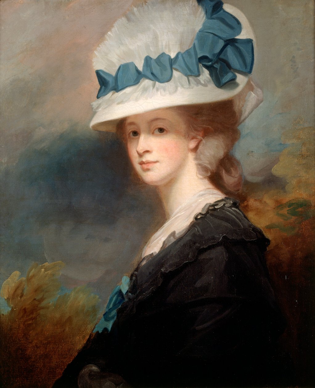 "Bayan Musters" (Sophia Catherine Heywood) 1779-80 (tuval üzerine yağlı boya) by George Romney