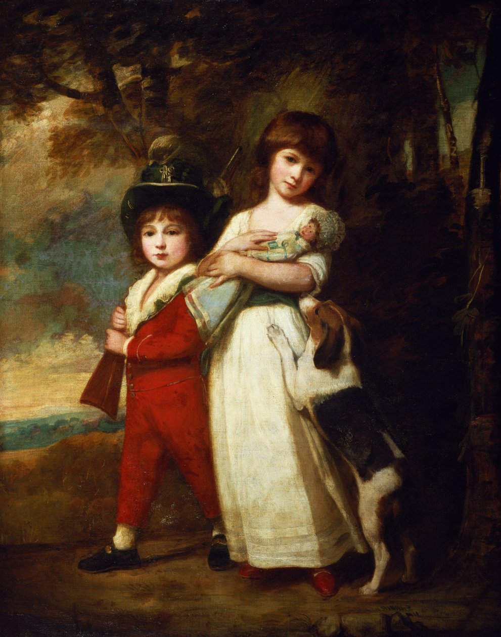 Vernon çocuklarının portresi by George Romney