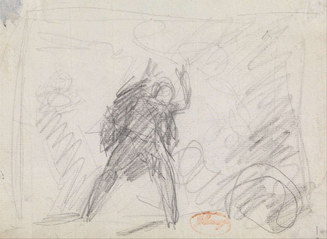 Ayakta Duran Bir Figür Çalışması by George Romney