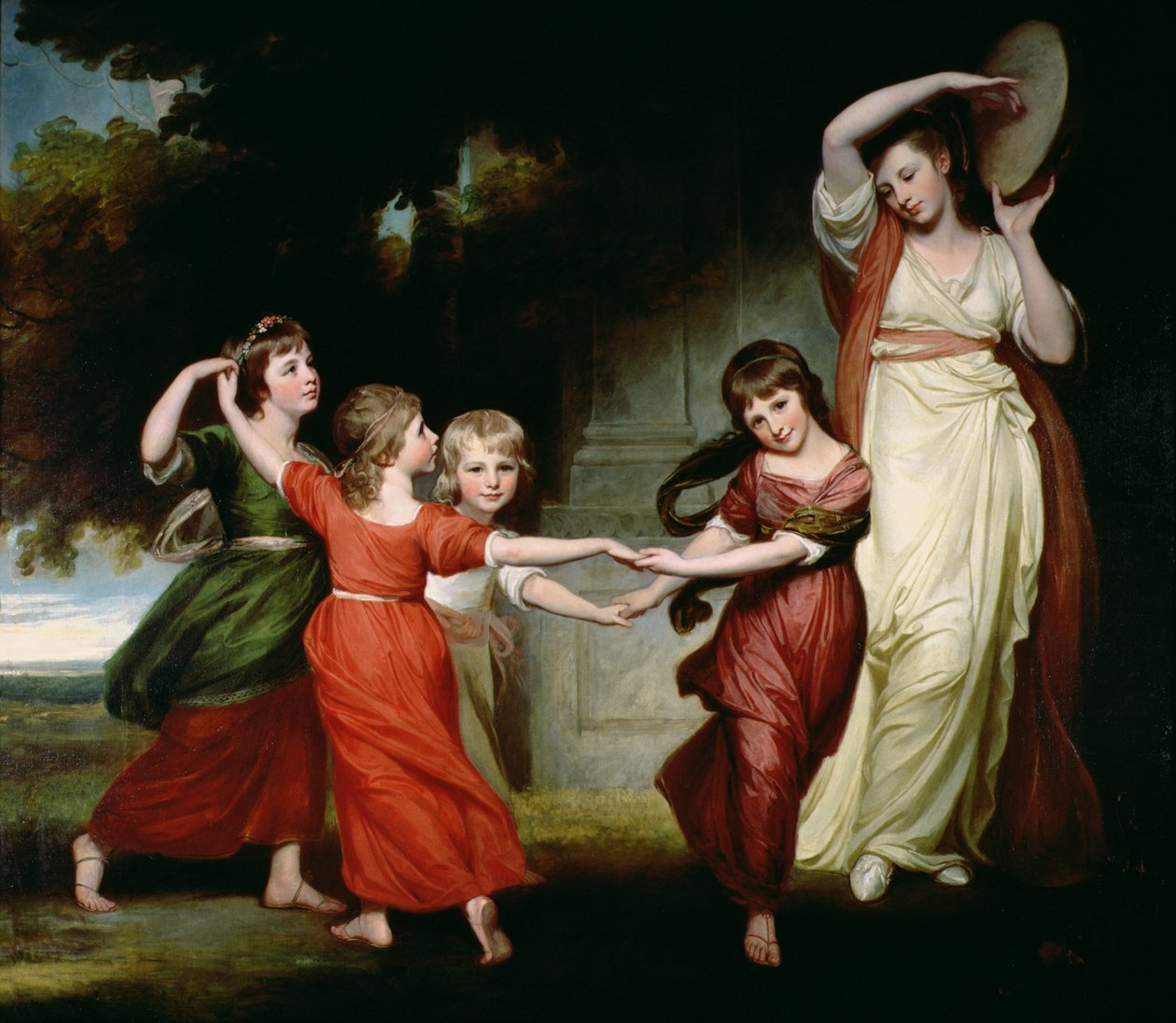 Gower Ailesi, c.1776-77 by George Romney