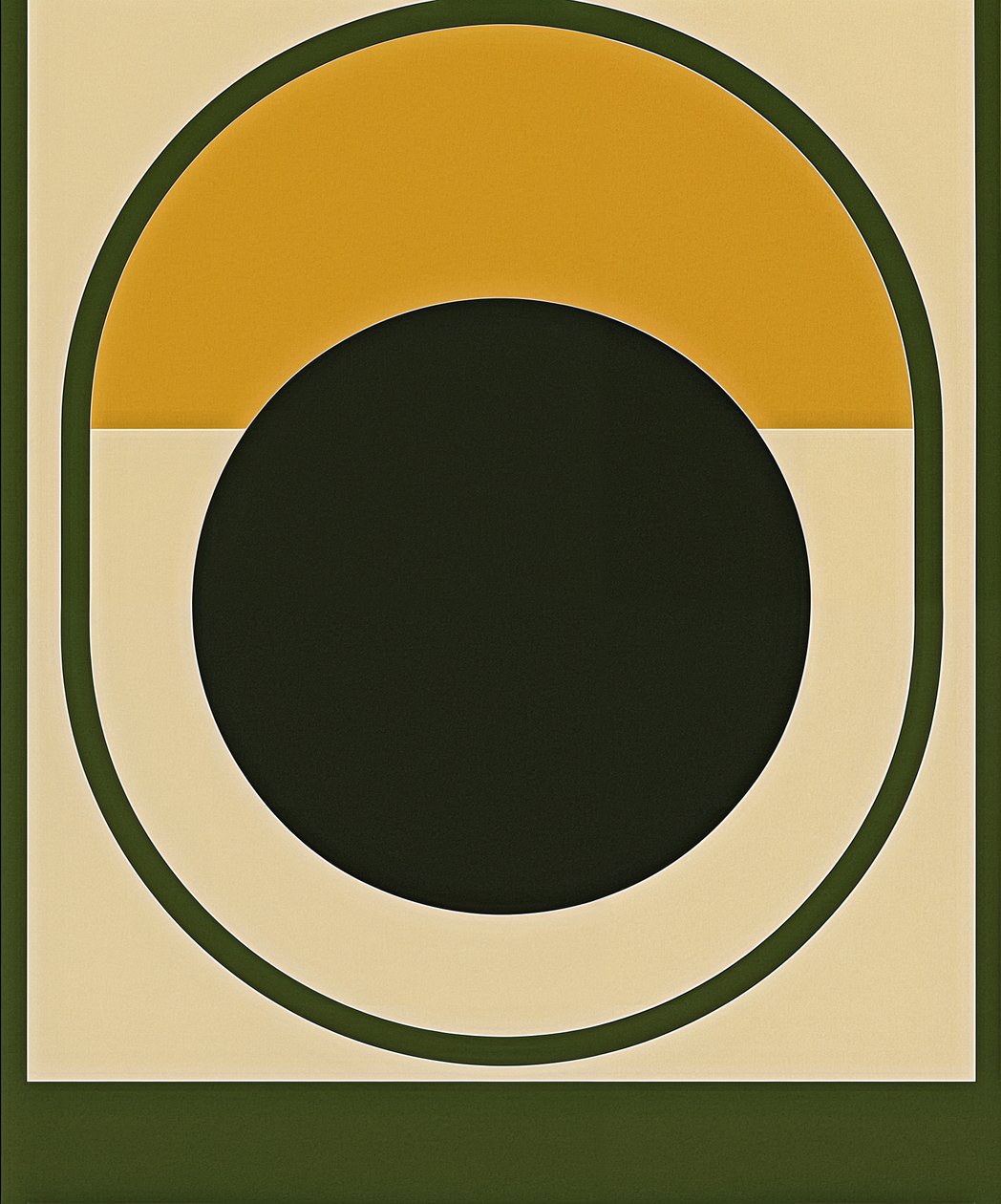 Black Sun Reversal, 2025 (tuval üzerine akrilik) by George Rosaly