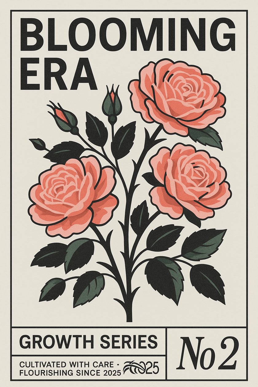 Blooming Era, 2025 (tuval üzerine akrilik) by George Rosaly