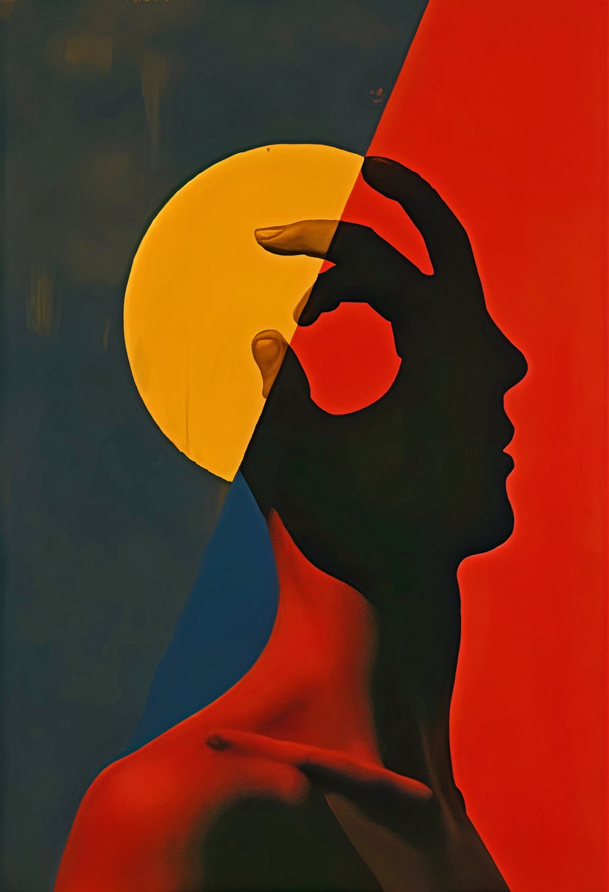 The Minds Eclipse, 2025 (tuval üzerine akrilik) by George Rosaly