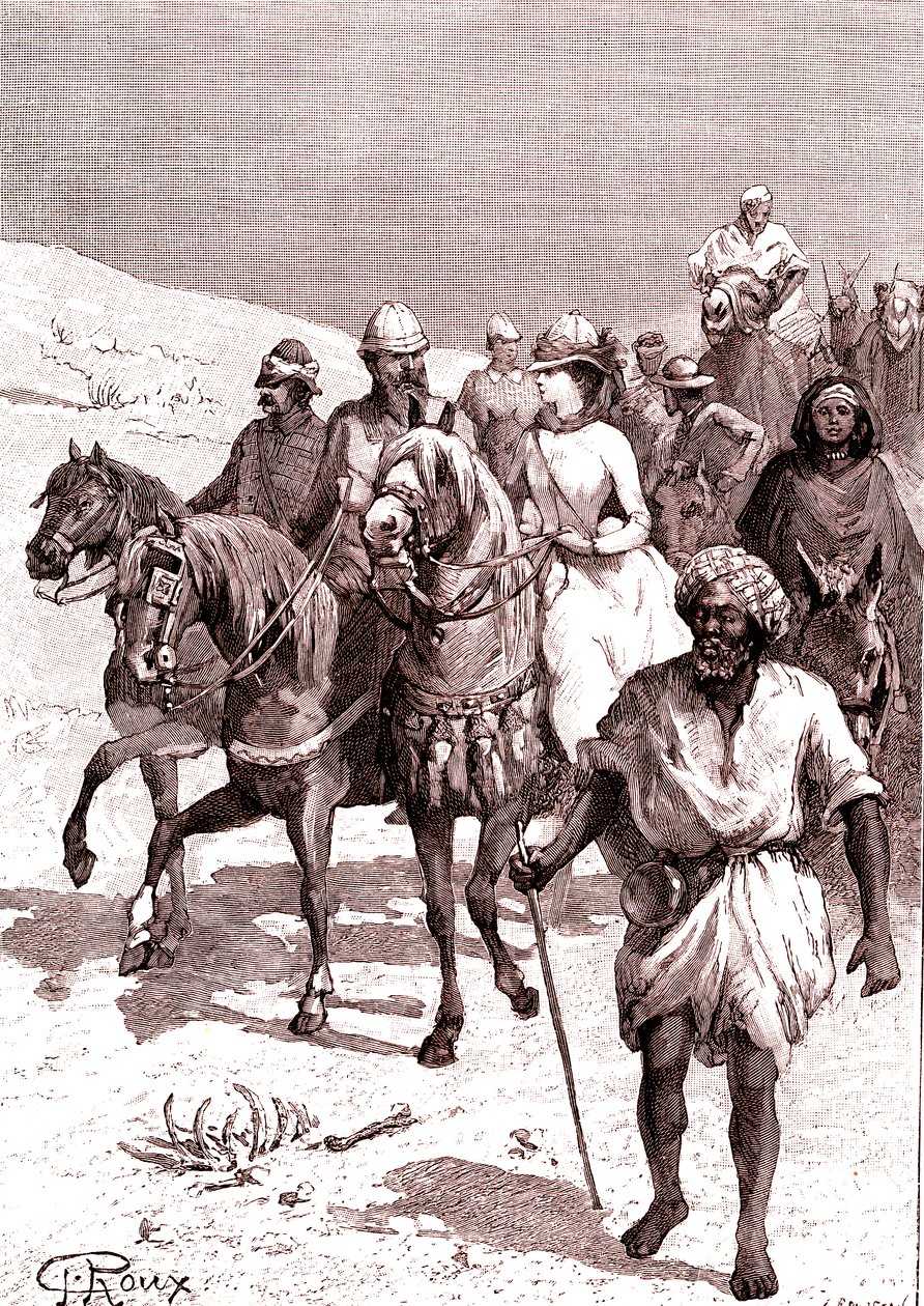 Kızıldeniz'e sefer. 1888 (gravür) by George Roux