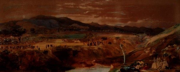 Sunbury yakınlarındaki Victoria Yarış Toplantısı by George Rowe