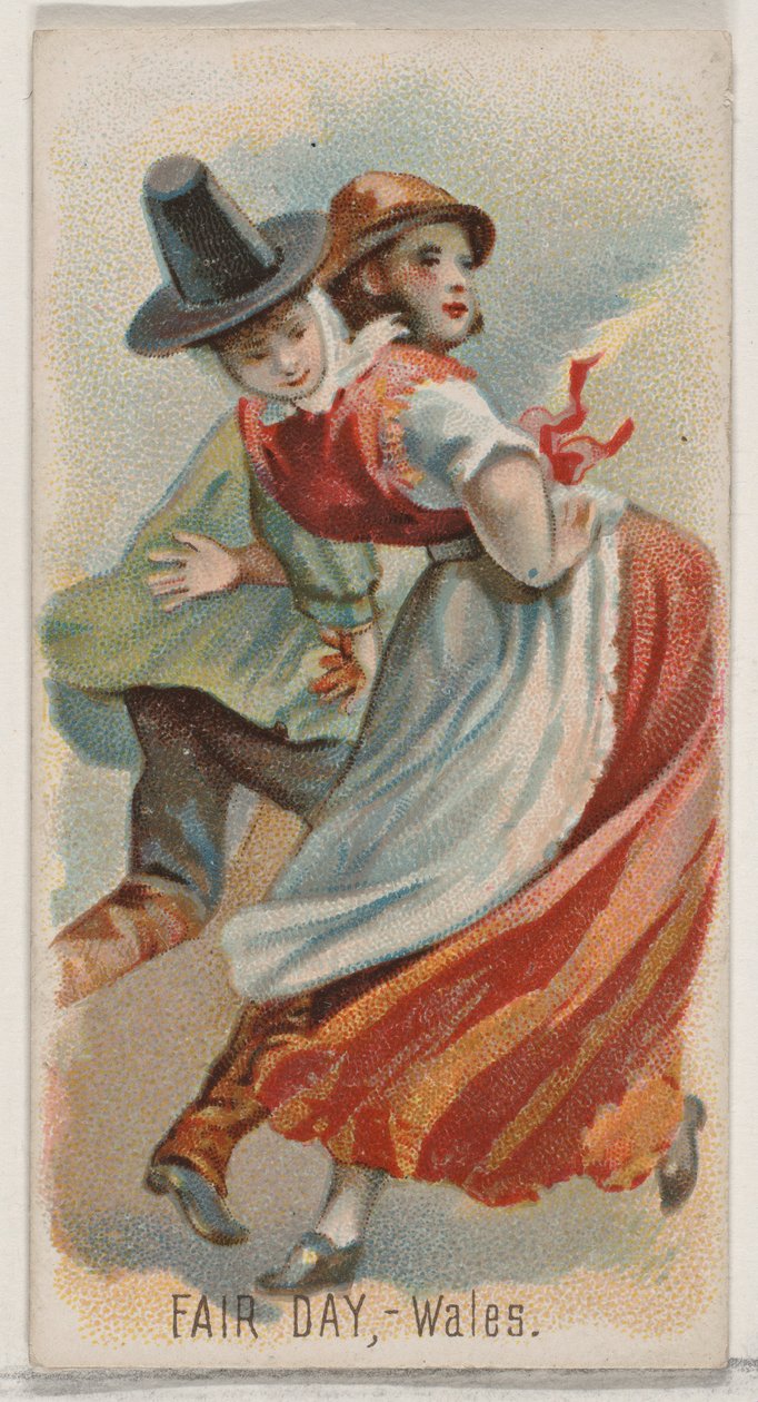 Fair Day, Galler, Duke marka sigaralar için Holidays N80 serisinden, 1890., 1890. by George S. Harris and Sons