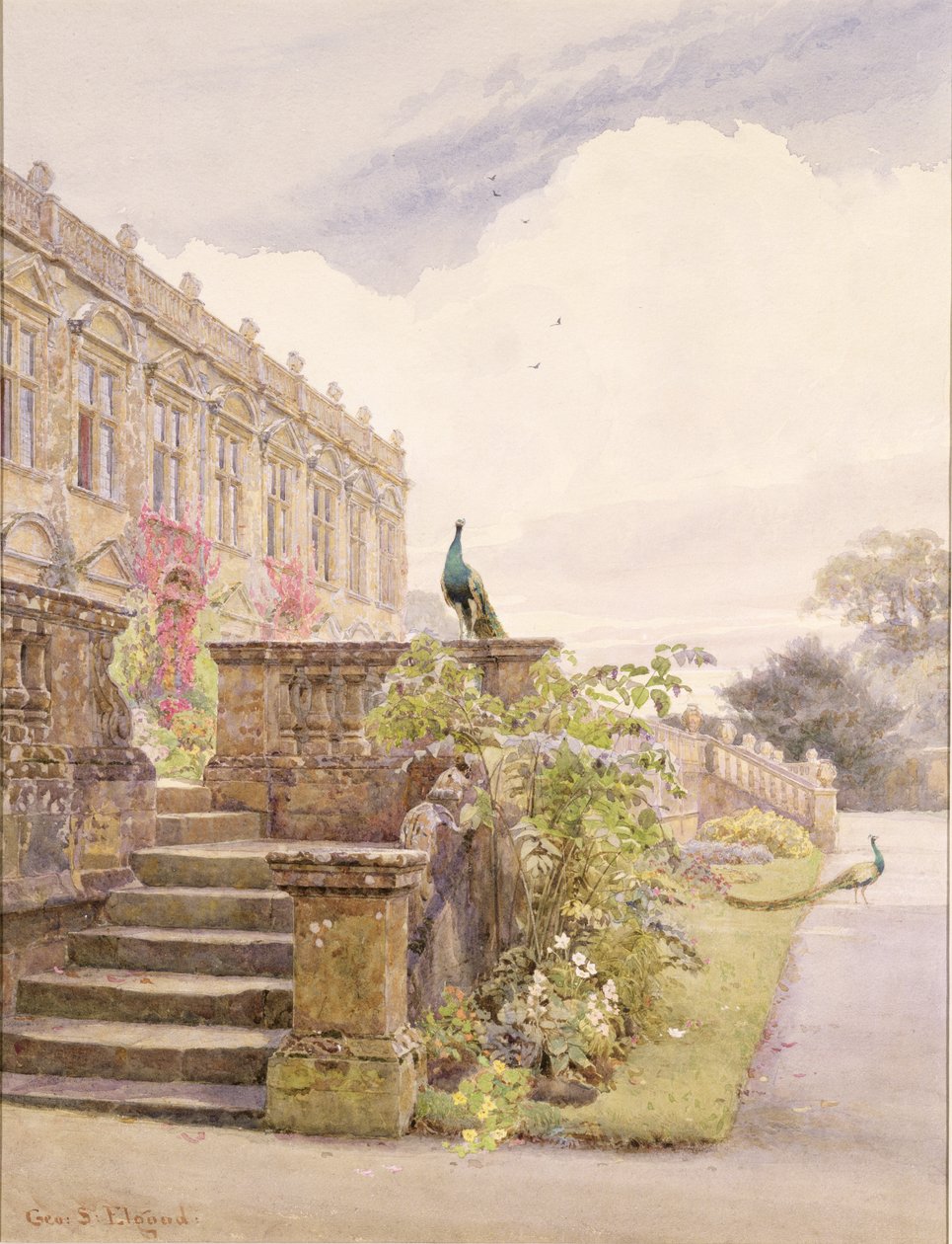Brympton DEvercy Evi, Somerset by George Samuel Elgood