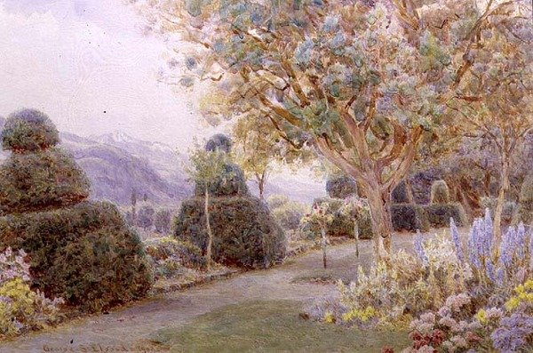 Chateau de la Cour, Rhone Vadisi by George Samuel Elgood