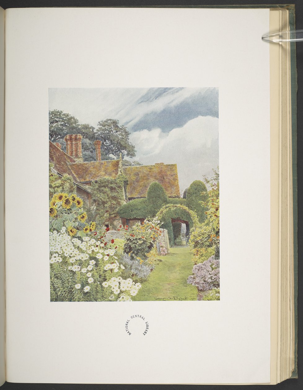 Cleeve Prior, Ayçiçekleri, George S. Jekzel Elgood ve Gertrude Jekyll