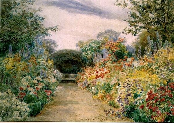 Yaz Çiçekleri, Ramscliffe by George Samuel Elgood