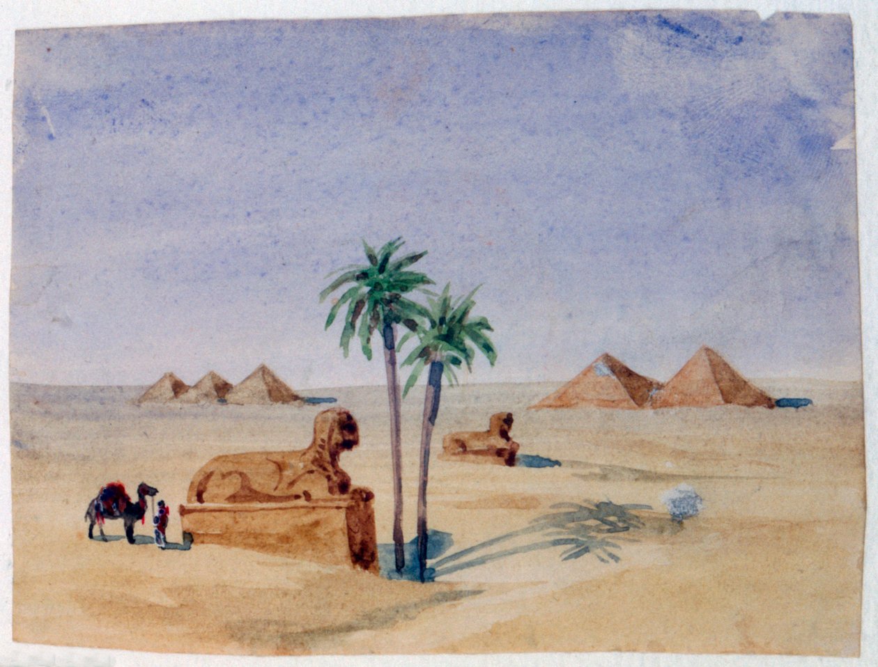 Sfenks ve Piramitler, Giza II, 1820-1876 by George Sand
