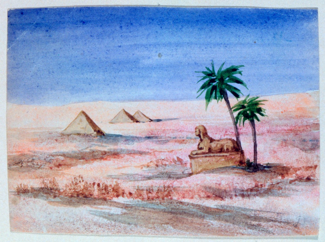 Sfenks ve Piramitler, Giza I, 1820-1876 by George Sand