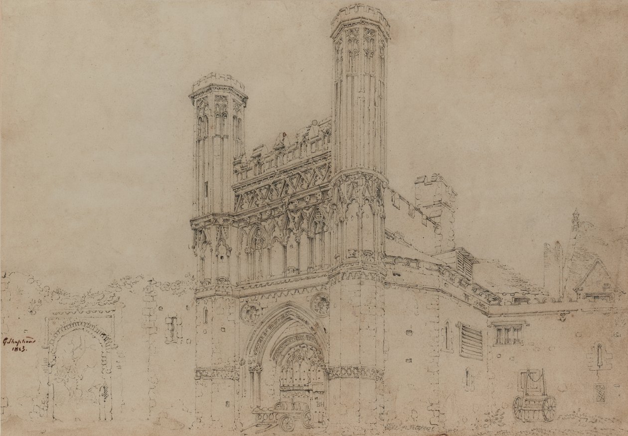 Aziz Augustine Geçidi, Canterbury by George Shepherd