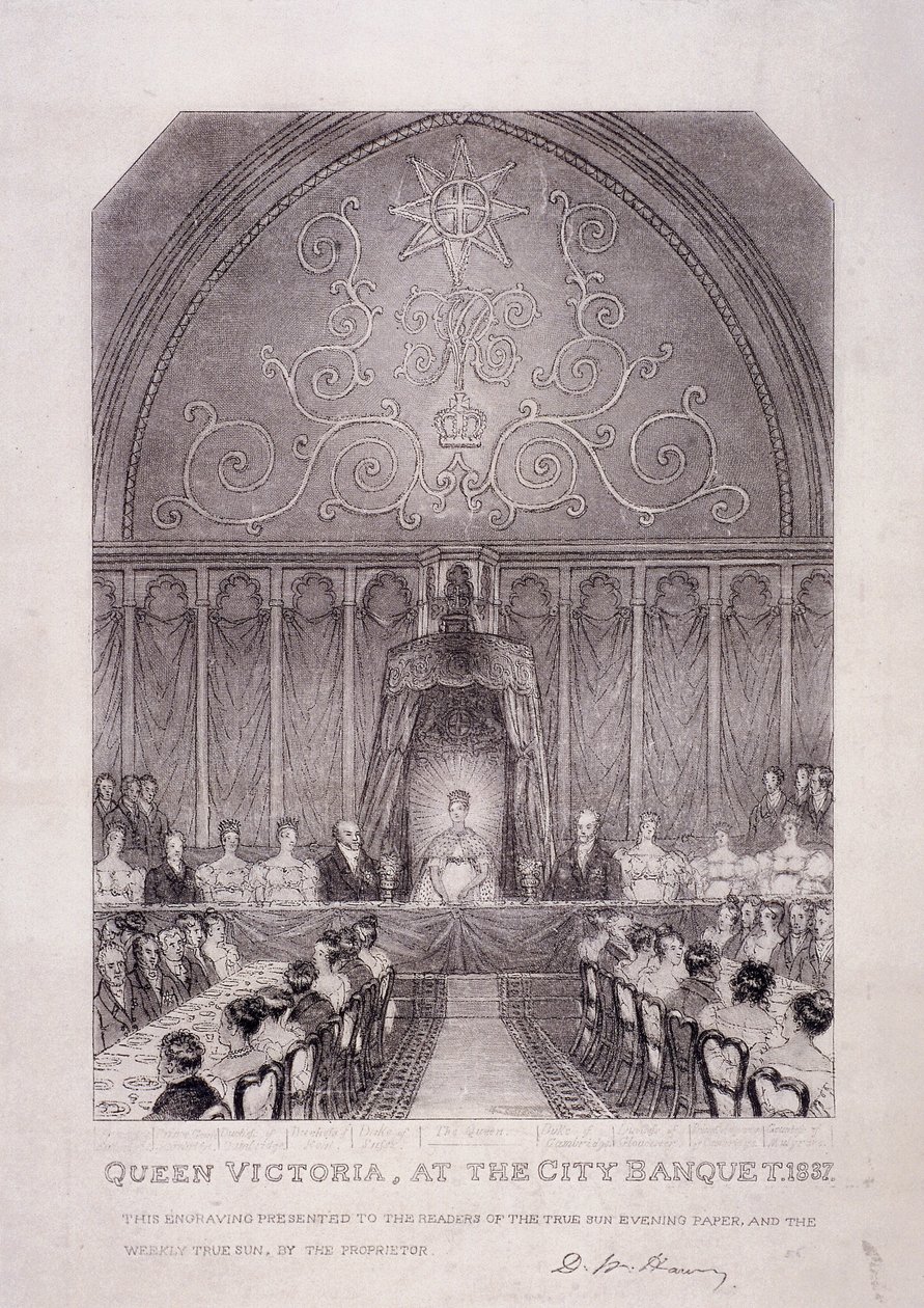 Yecüc ve Mecüc, Guildhall, Londra, 1809 by George Shepherd