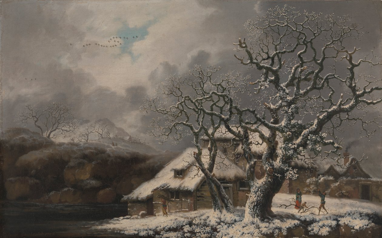 Bir Kış Manzarası by George Smith