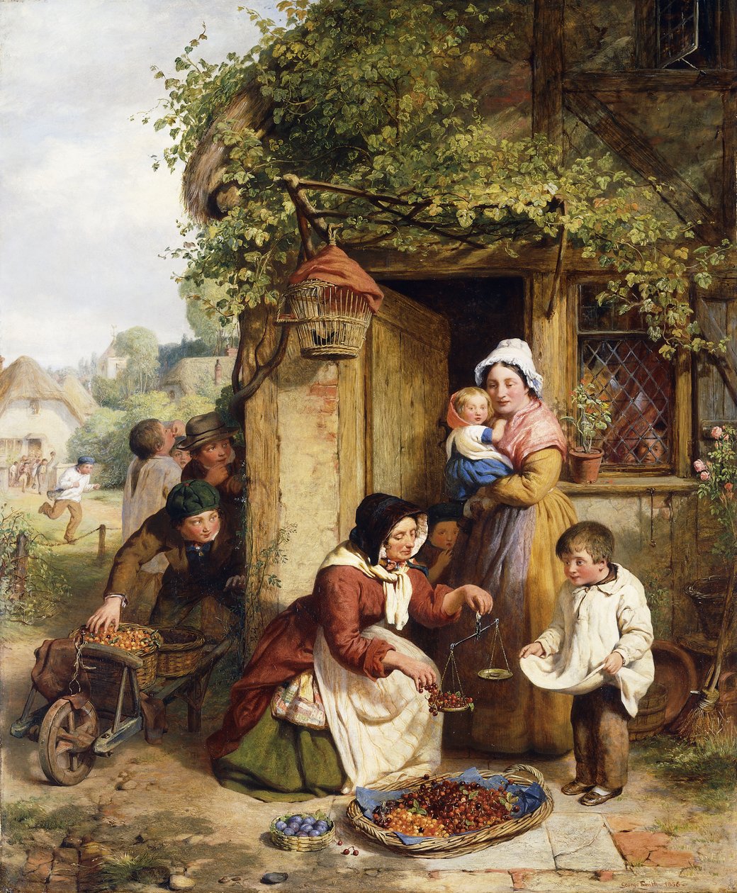 Kiraz Satıcısı, 1856 by George Smith