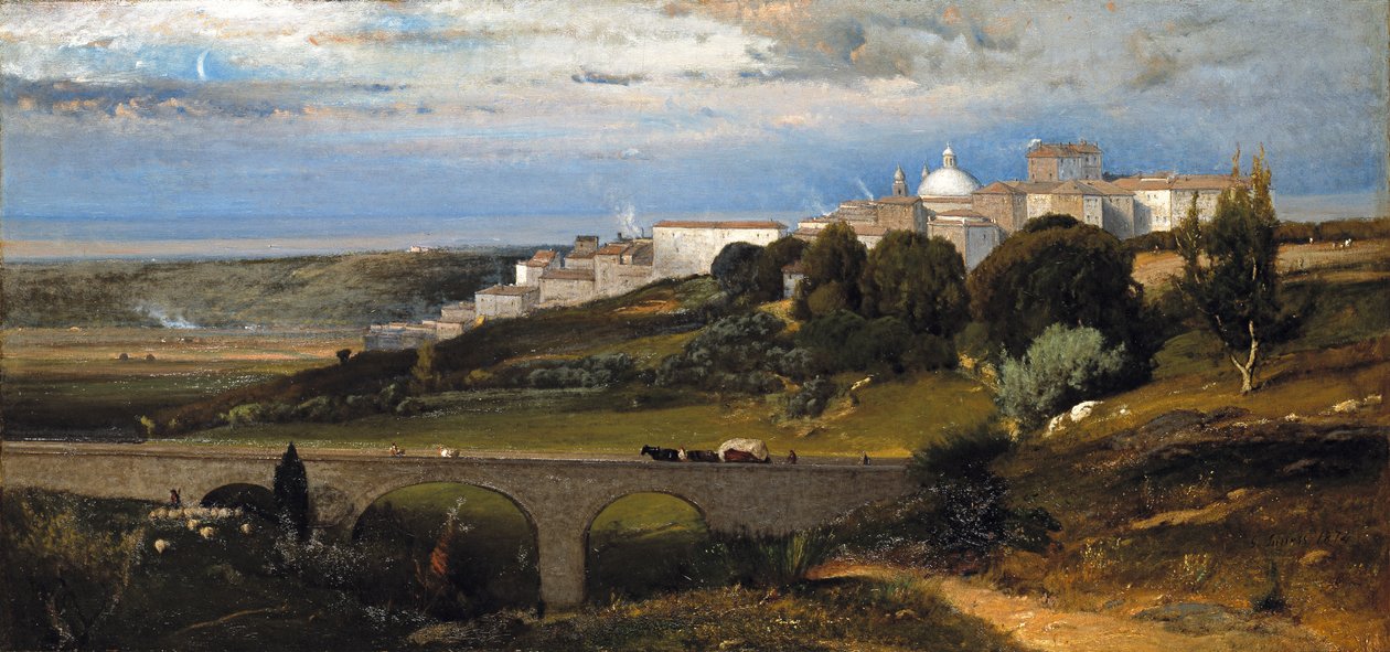 Ariccia, 1874 by George Snr. Inness