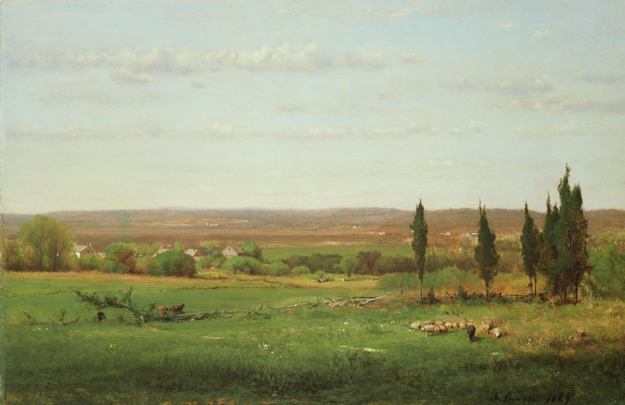 Eagleswood yakınlarında, 1869 by George Snr. Inness