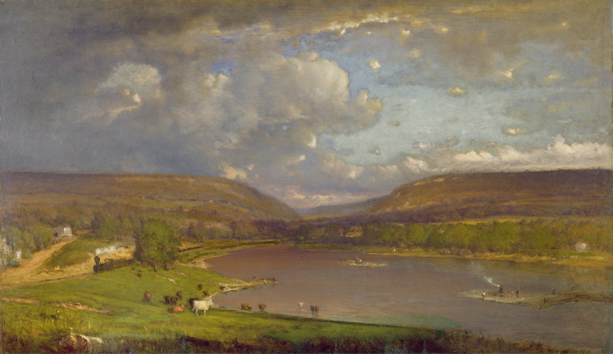 Delaware Nehri üzerinde, 1861-63 by George Snr. Inness