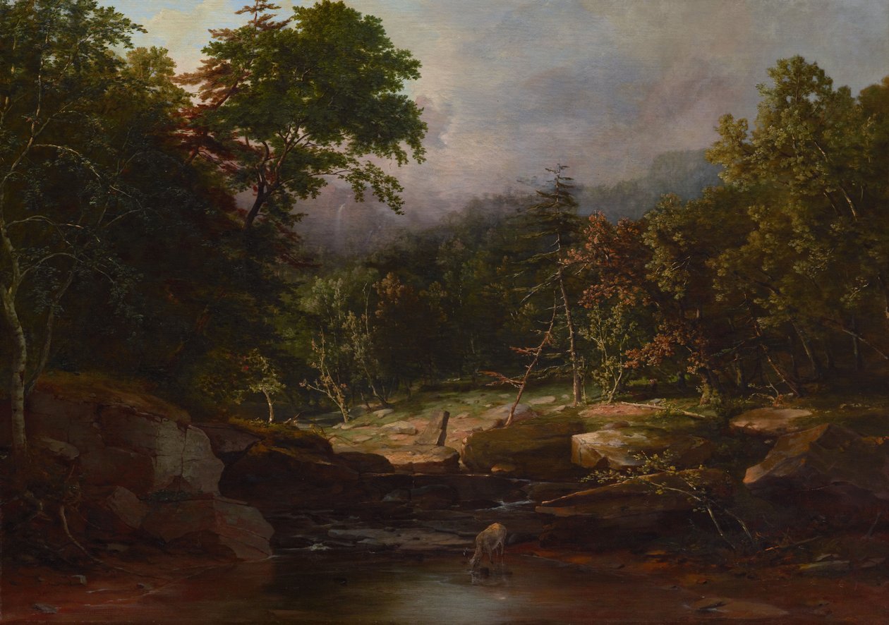 Dağlardaki Dere, 1850 dolayları (tuval üzerine yağlı boya) by George Snr. Inness