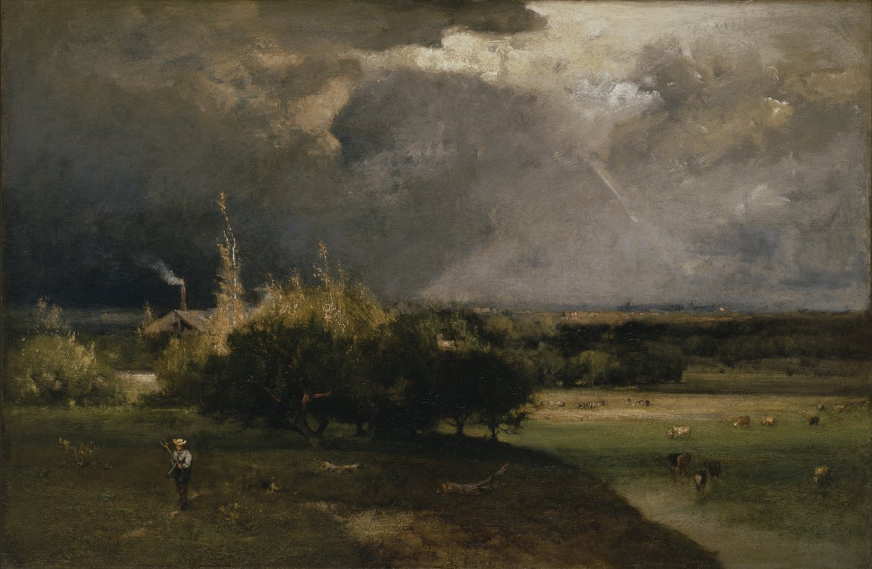 Yaklaşan Fırtına, 1879 dolayları by George Snr. Inness
