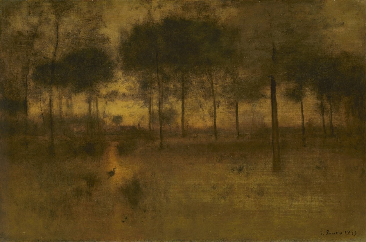 Balıkçıl Evi, 1893 by George Snr. Inness