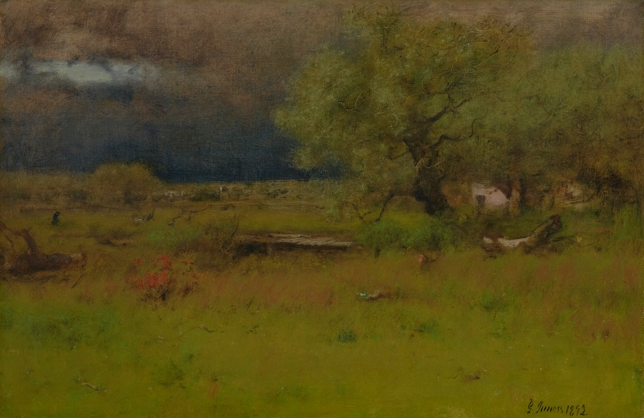 Geçip Giden Fırtına 1892 (Tuval üzerine yağlıboya) by George Snr. Inness