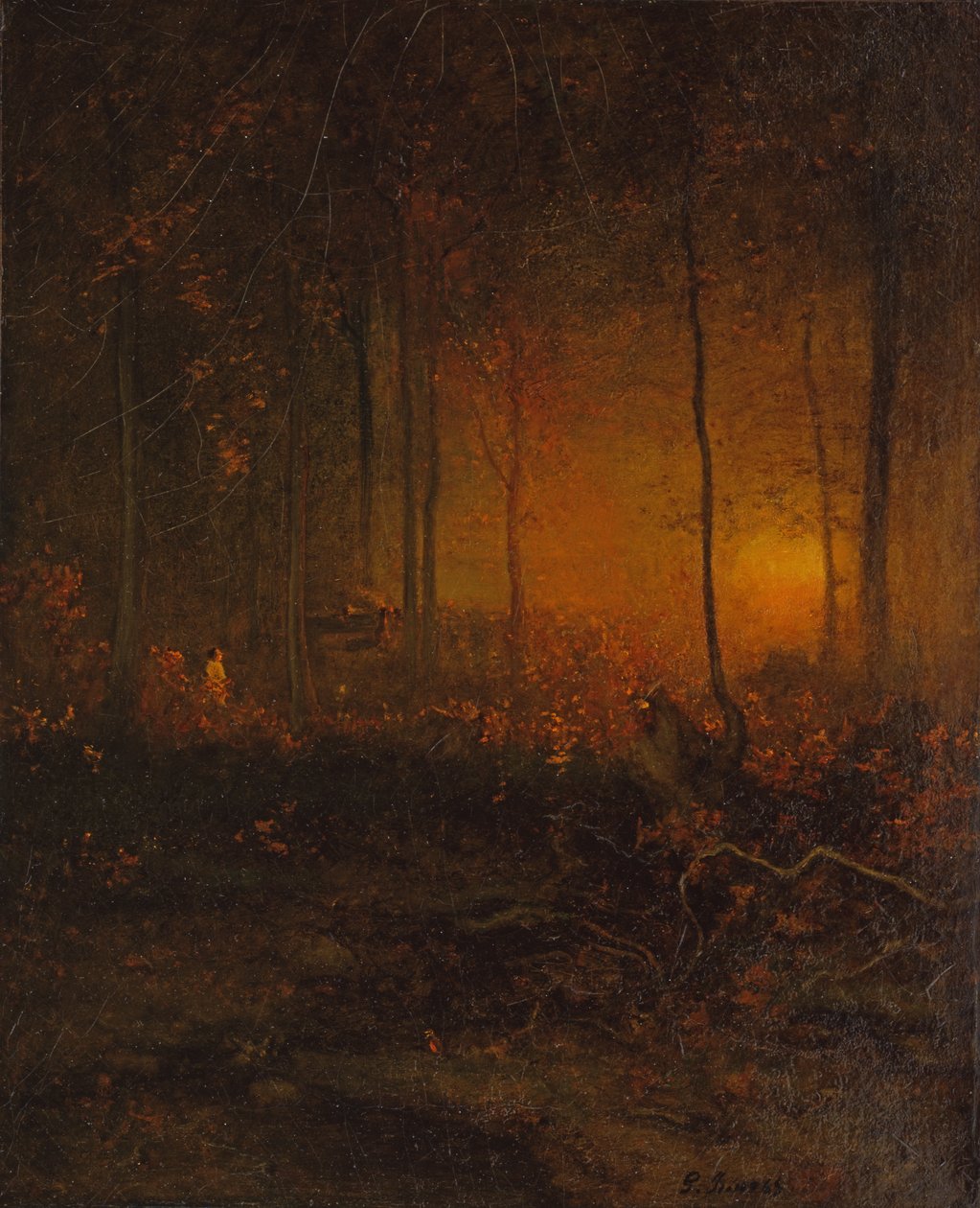 Güneşin Parıltısını İzlemek, 1887 by George Snr. Inness