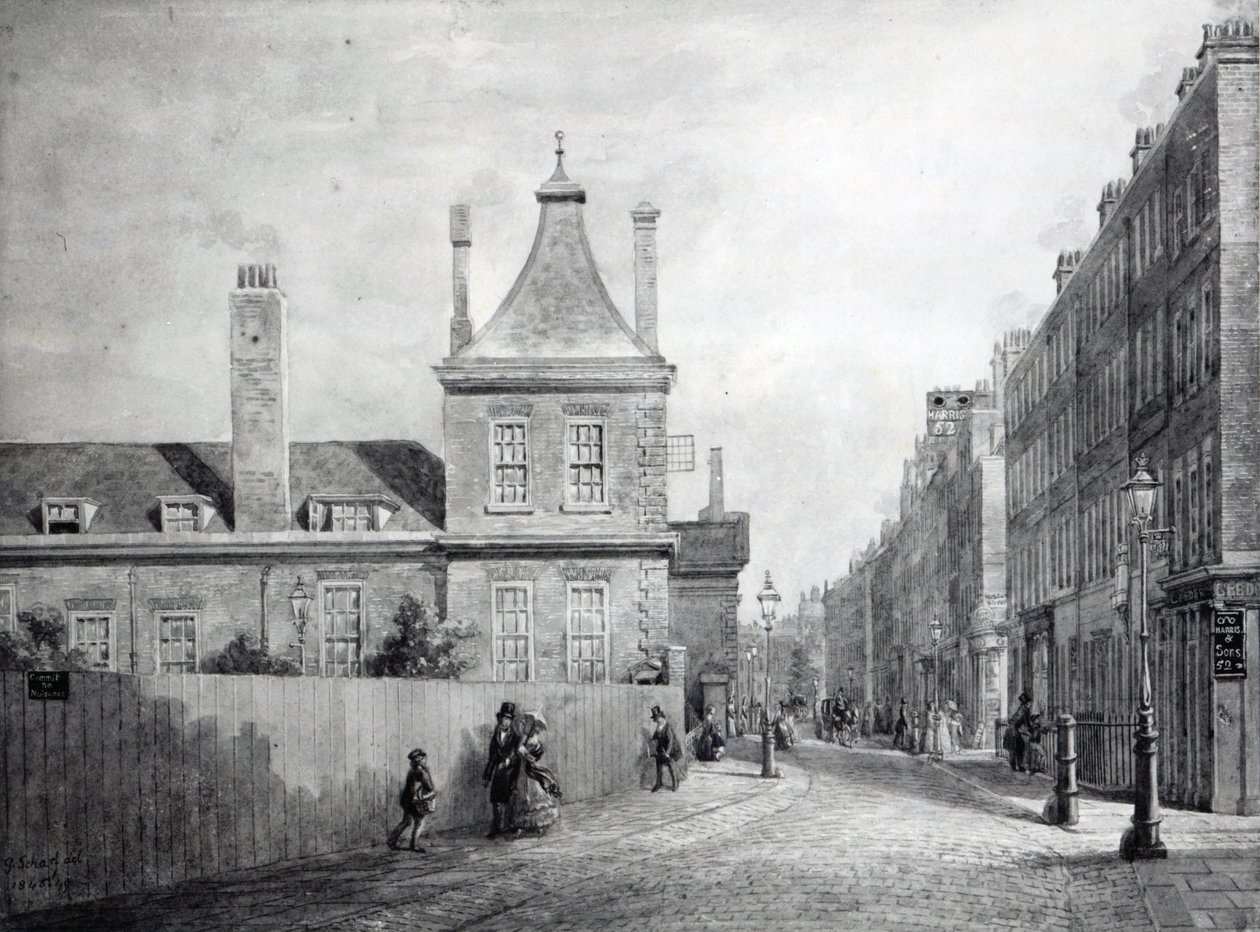 Montague Evi, Bloomsbury, Londra 1845-49 by George Snr Scharf