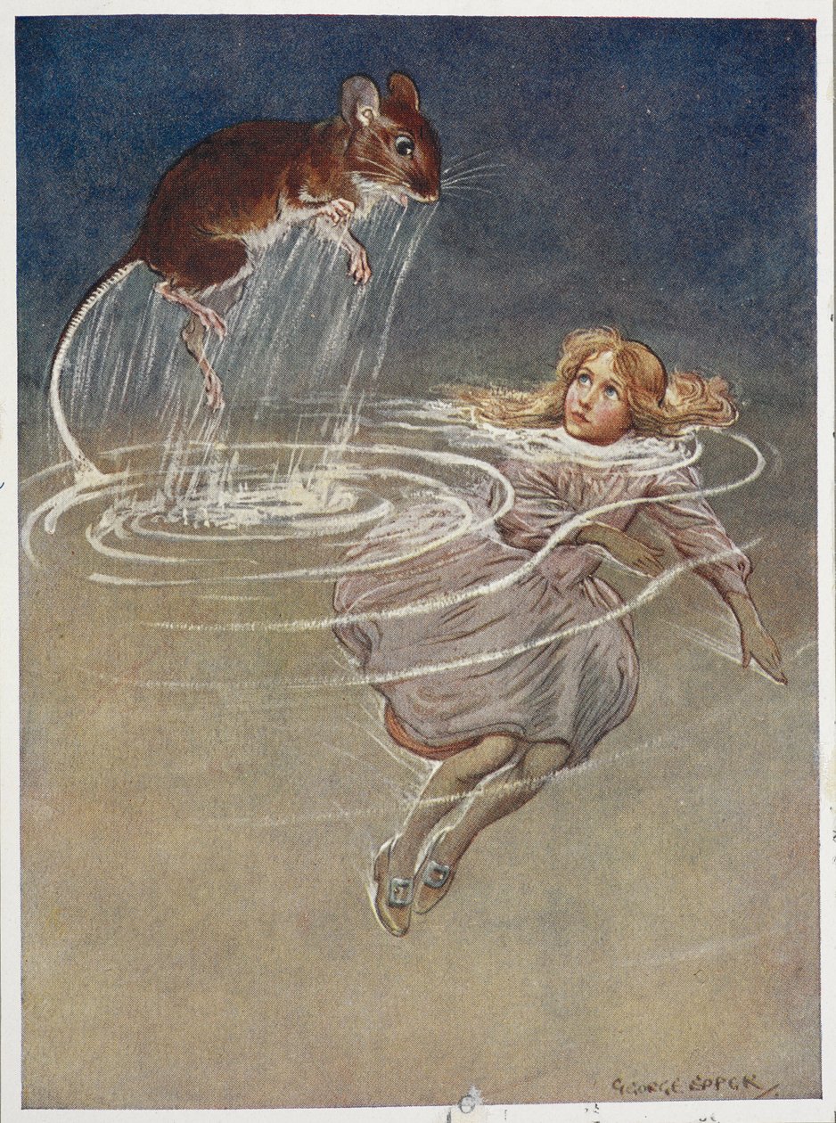 Alice gözyaşı havuzunda by George Soper