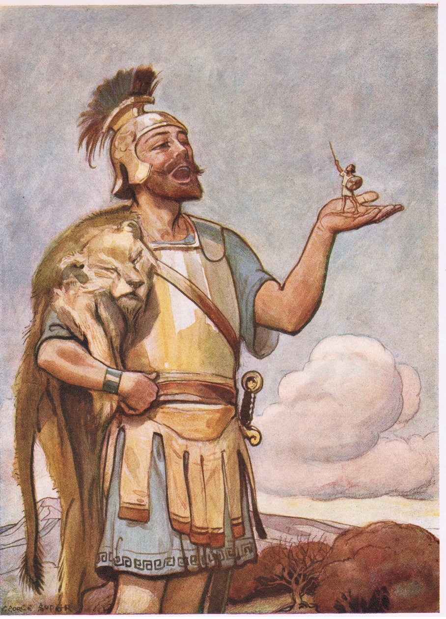 Herkül ve cüce by George Soper