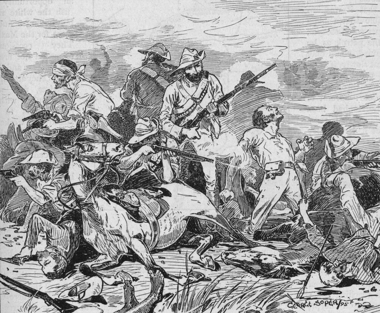 Acımasızca Savaştılar, 1895, 1902 by George Soper