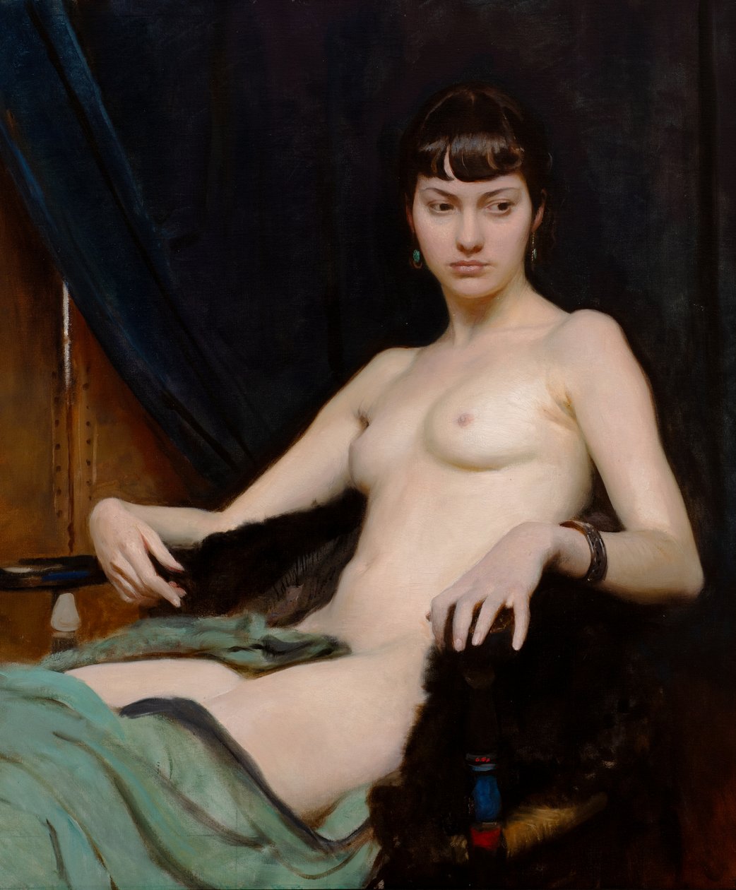 Bir Çalışma (tuval üzerine yağlıboya) by George Spencer Watson